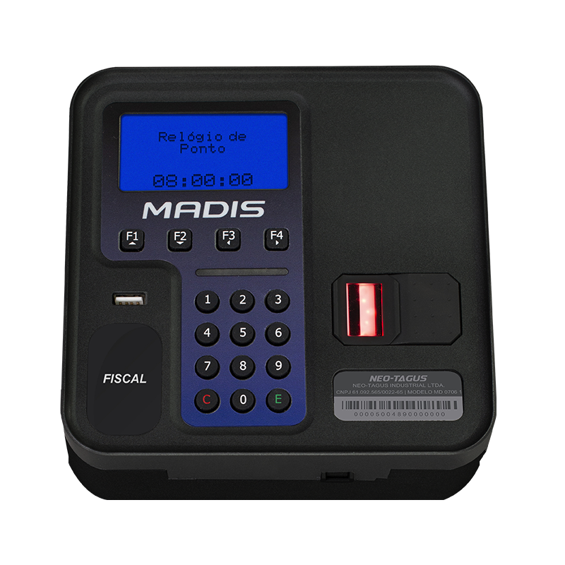 Relógio de Ponto MD 0706 REP-A Biométrico